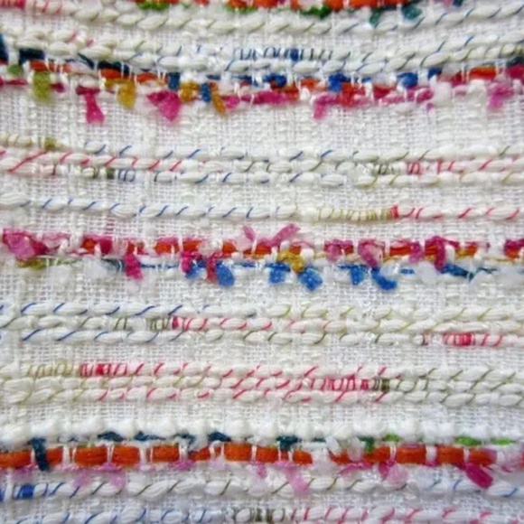 J Crew White Tweed Dress Sleeveless Sheath Size 8 - Picture 5 of 8